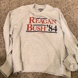 Rowdy Gentleman Reagan Bush '84 Pullover Sweater